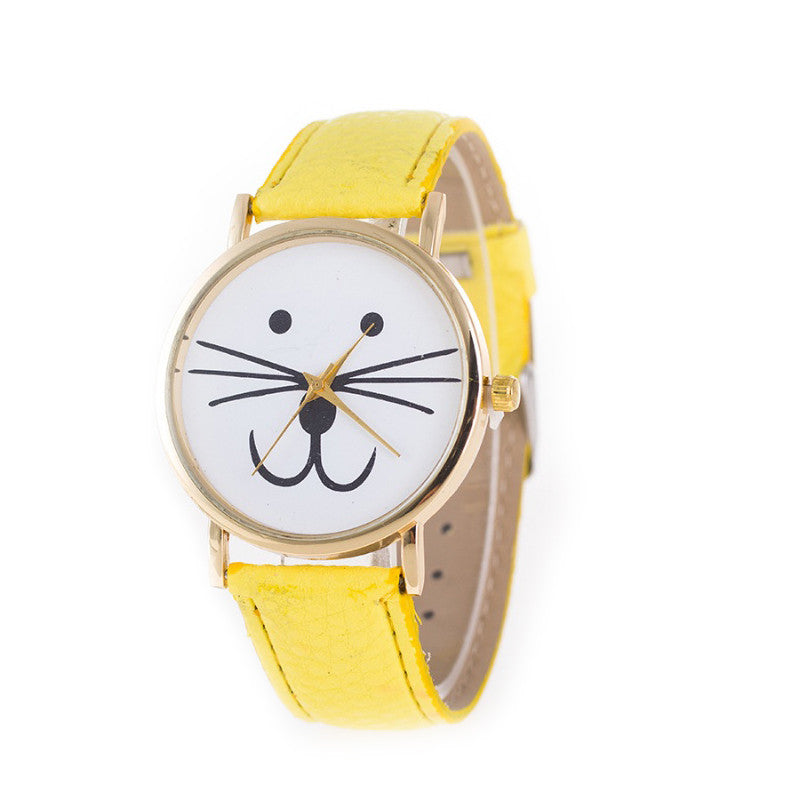Mr. Whiskers Cat Watches 9 lives And 9 colors Vista Shops