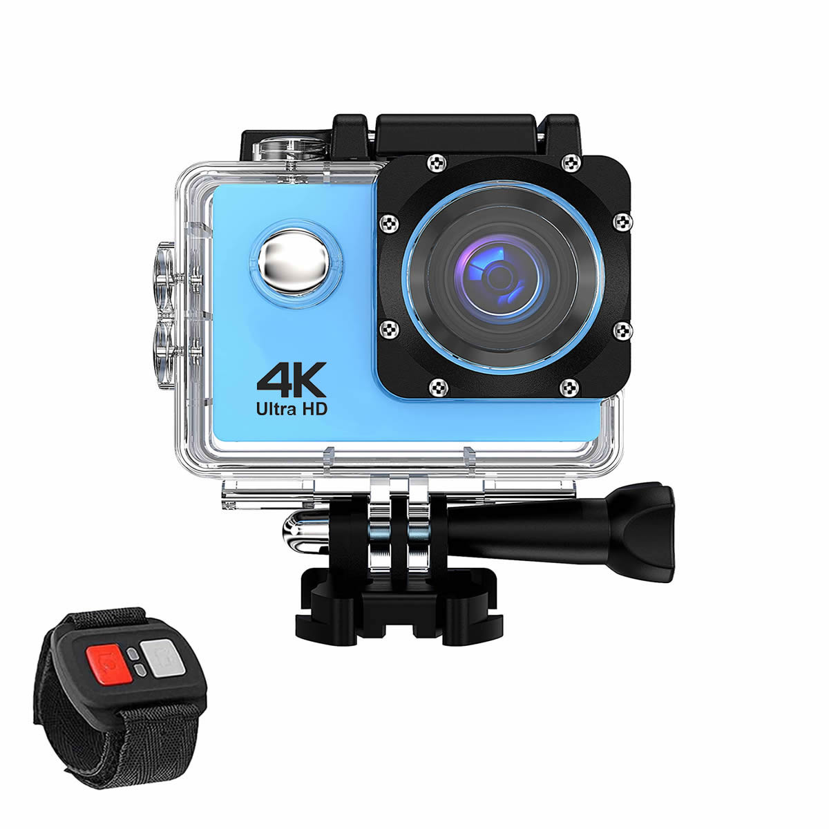4K  Waterproof All Digital UHD WiFi Camera + RF Remote And Accessories Vista Shops