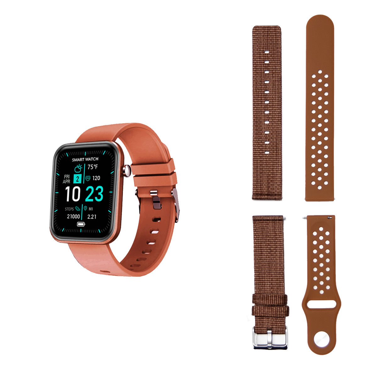 Advanced Smartwatch With Three Bands And Wellness + Activity Tracker Vista Shops