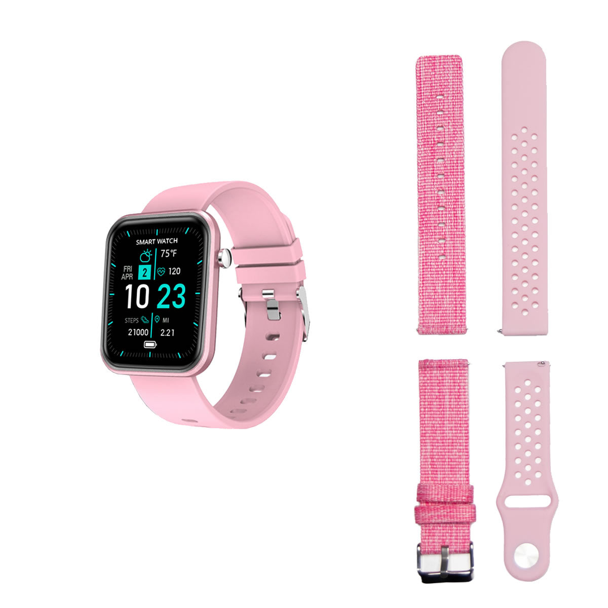 Advanced Smartwatch With Three Bands And Wellness + Activity Tracker Vista Shops