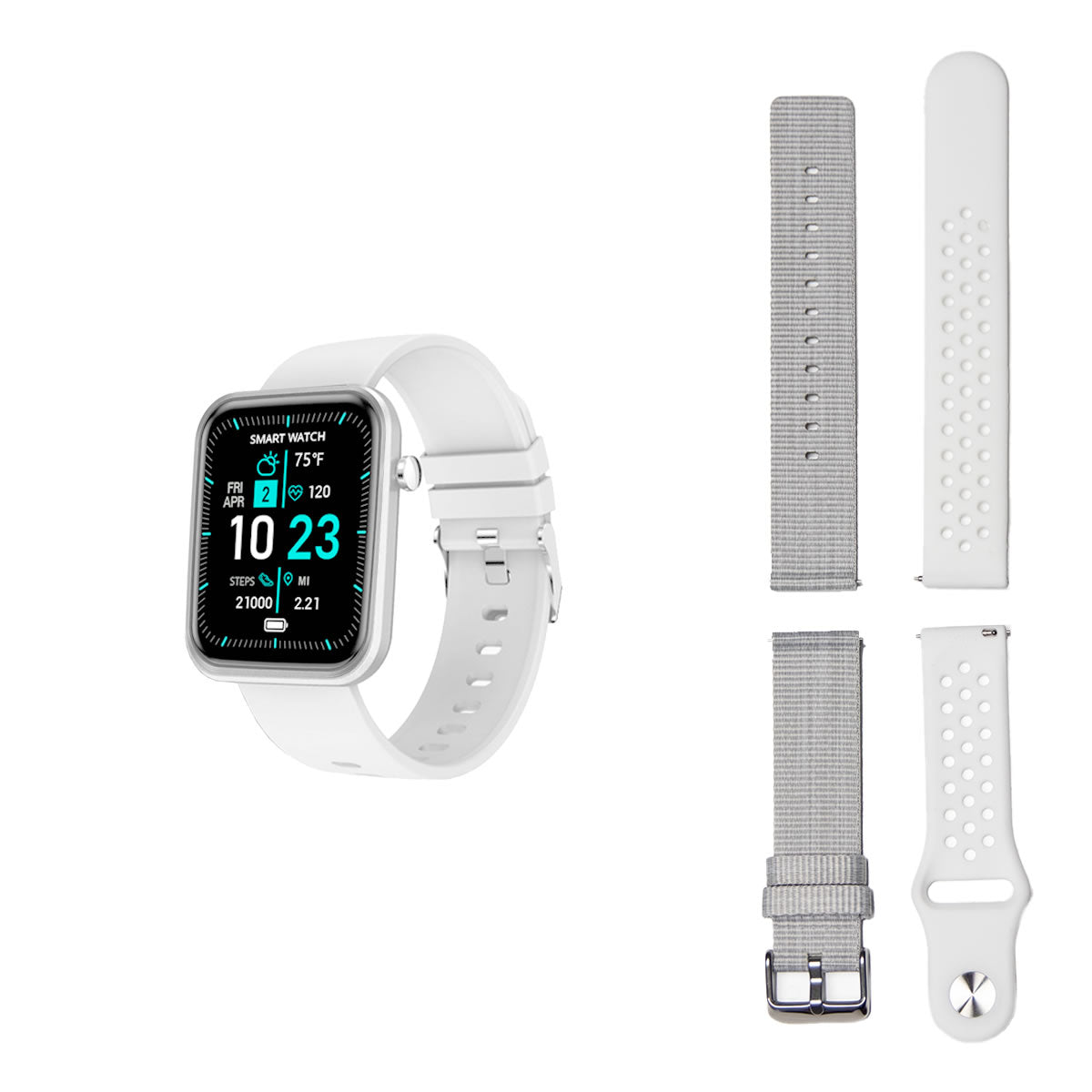 Advanced Smartwatch With Three Bands And Wellness + Activity Tracker Vista Shops