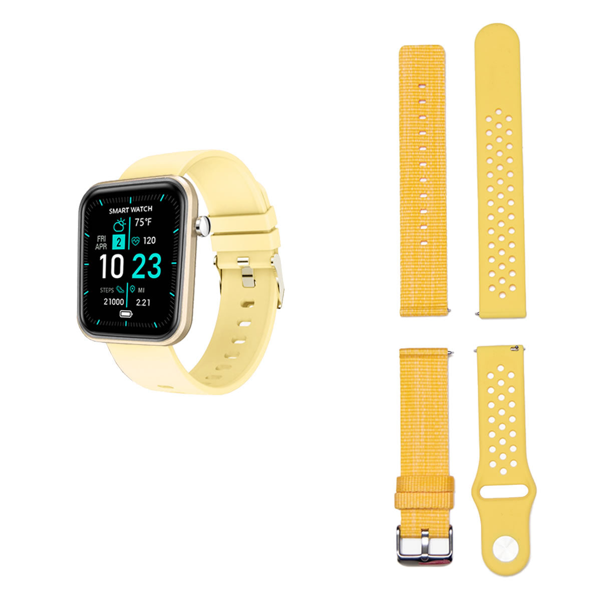 Advanced Smartwatch With Three Bands And Wellness + Activity Tracker Vista Shops