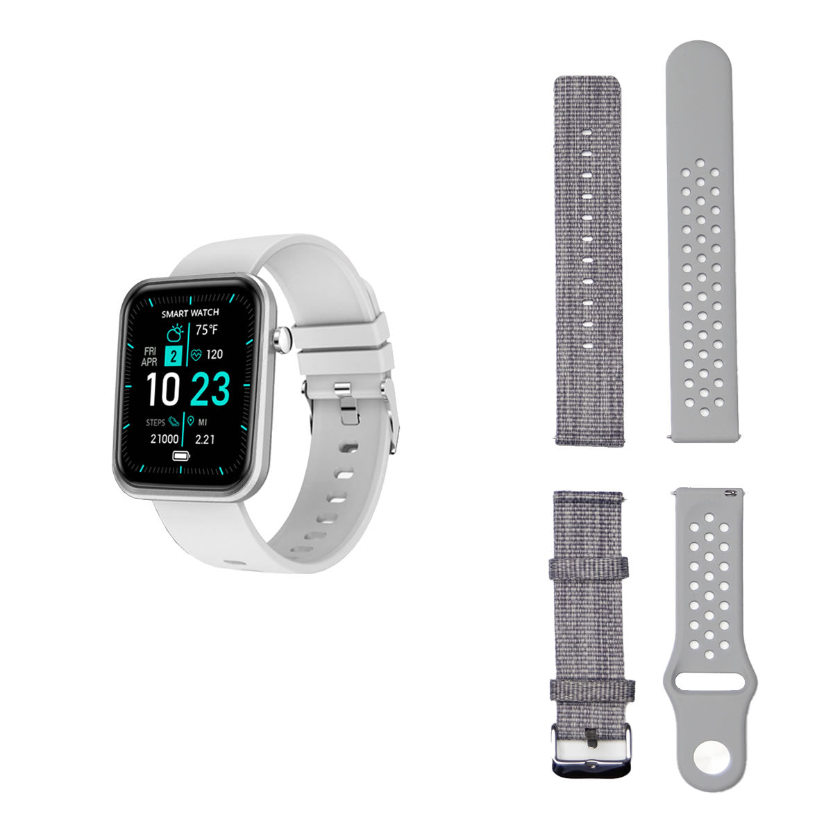 Advanced Smartwatch With Three Bands And Wellness + Activity Tracker Vista Shops