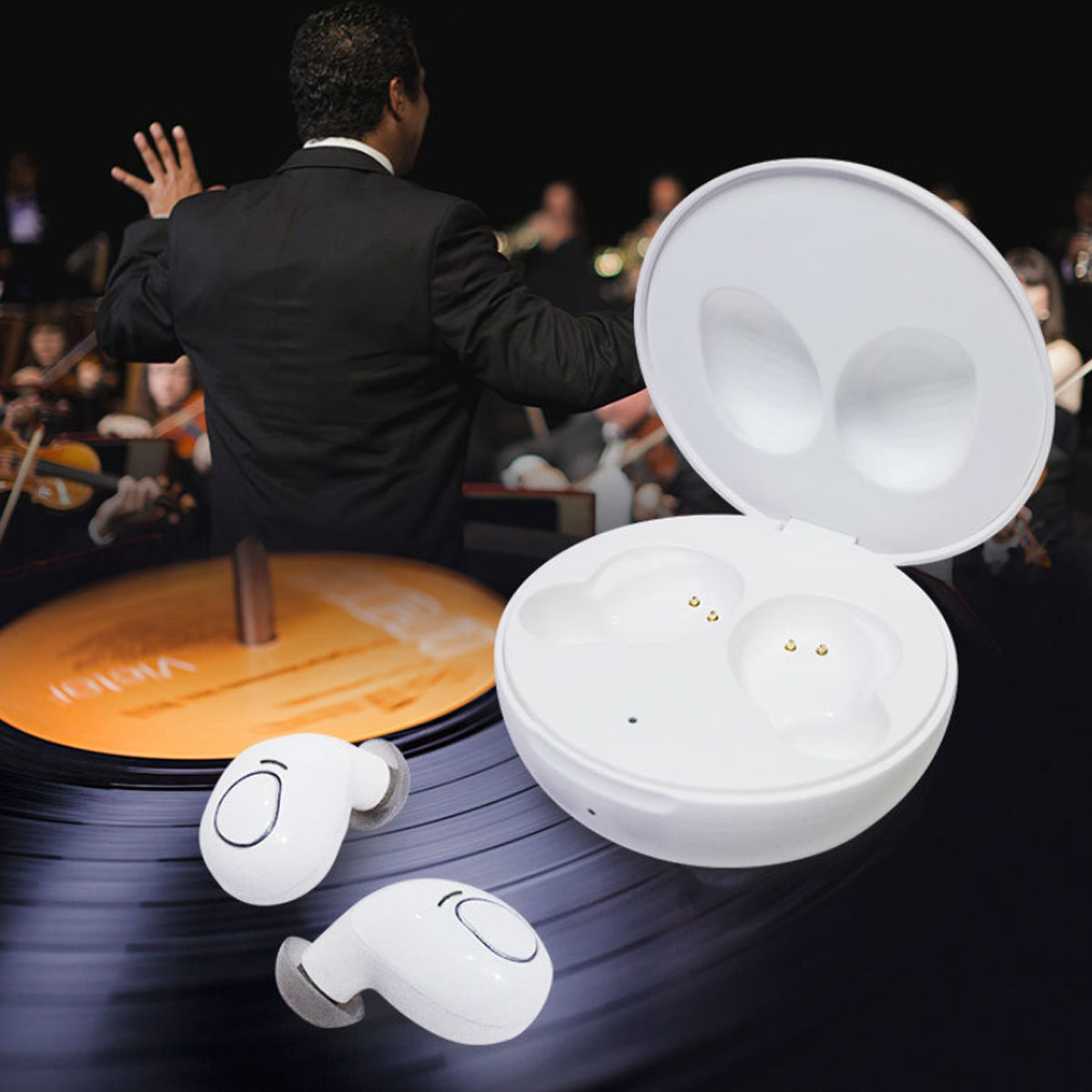 All Charged Up Bluetooth Earbuds With Wireless Charging Pad Vista Shops