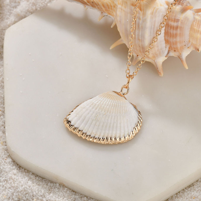 Heartbeats Seashell Necklace Set Of 3 Vista Shops