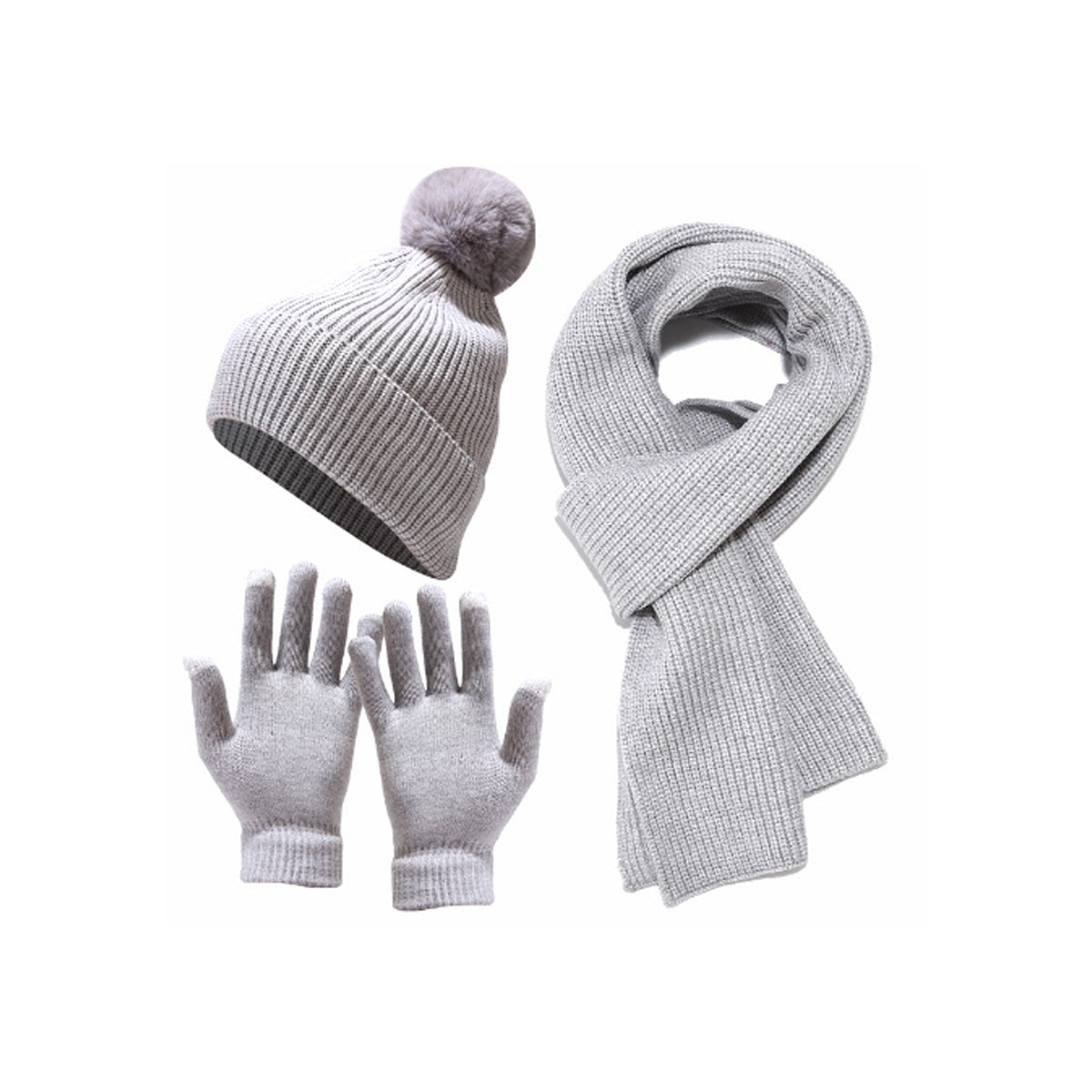 Cozy Winter 3 In 1 Scarf, Beany And Gloves Set Vista Shops