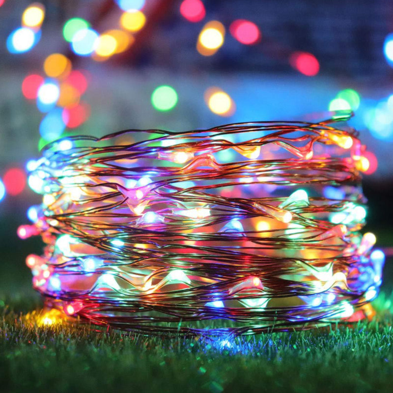 Mini Fiery 100 Lights Shine Like Firebugs With Solar Power 2/ Pak Vista Shops