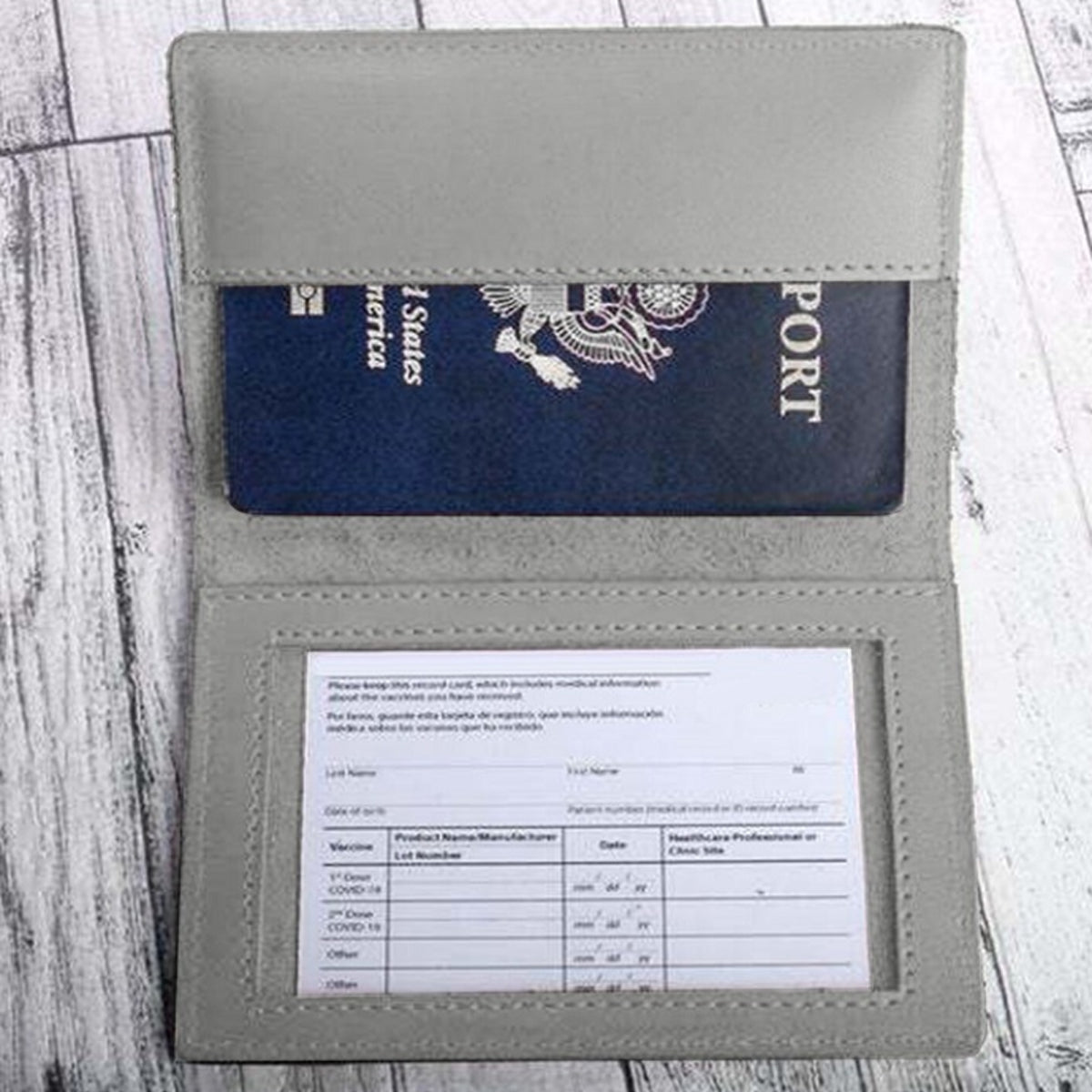 VIP 3 In 1 Card Holder For Vaccination Card, ID And Passport Vista Shops