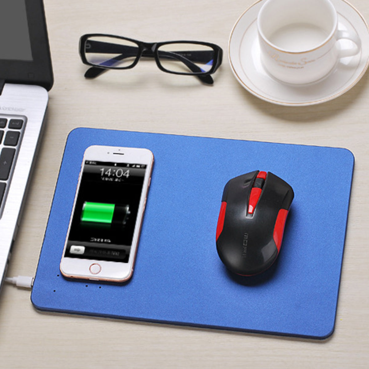 Superpower Pad 2 In 1 iPhone Wireless Charger, And Mouse Pad Vista Shops
