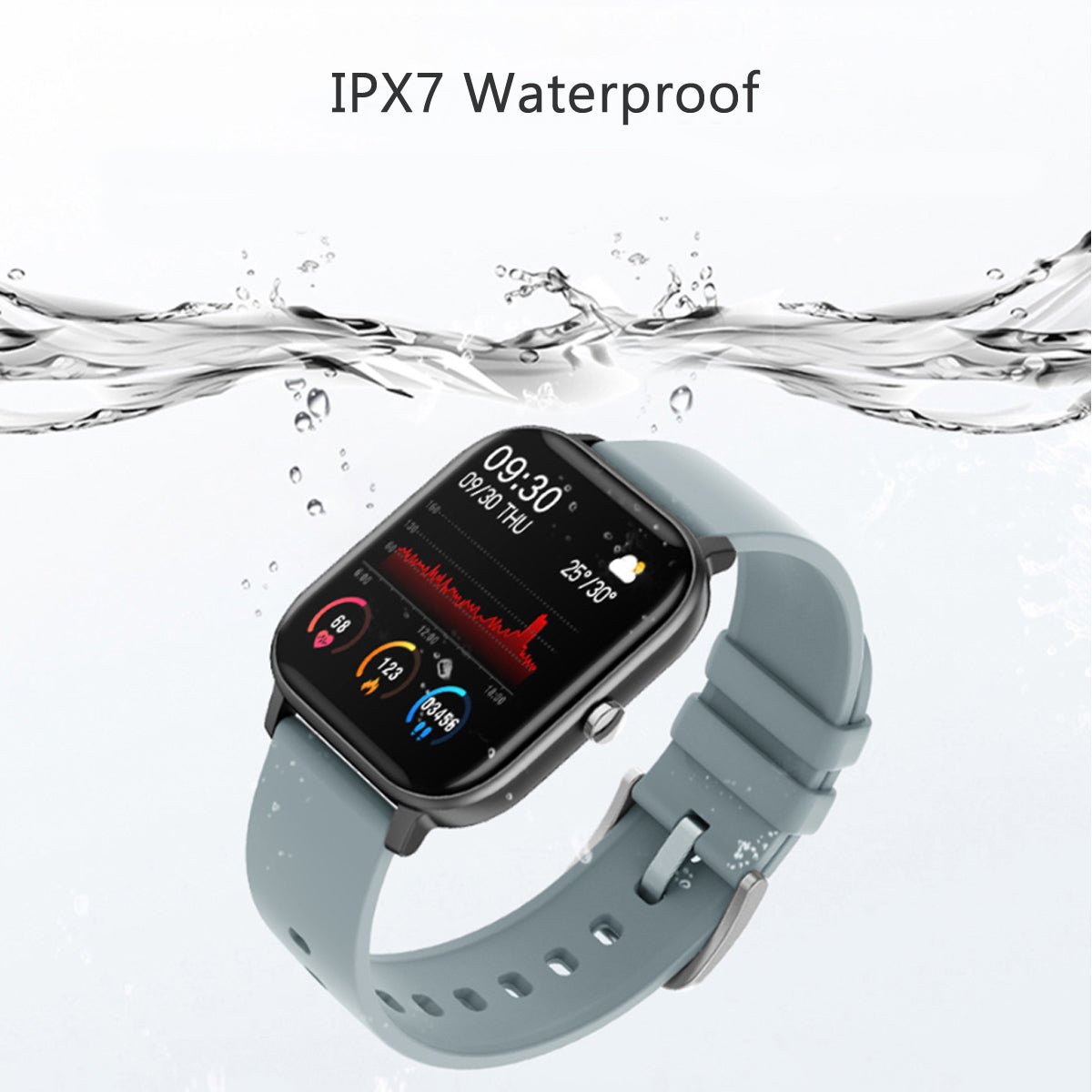 Metalika Smart Watch With Health and Activity Tracker Vista Shops