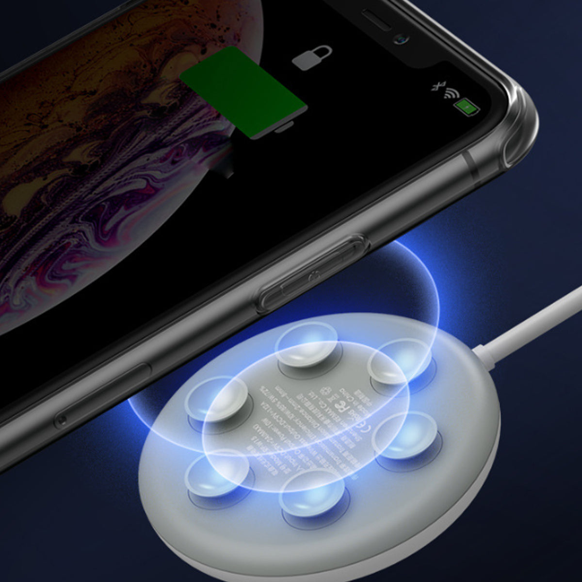 Superfast Ultra Thin And Round Wireless Charger Vista Shops