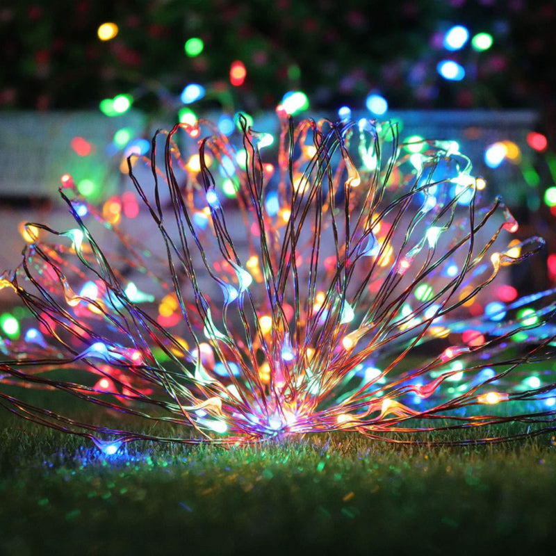Mini Fiery 100 Lights Shine Like Firebugs With Solar Power 2/ Pak Vista Shops