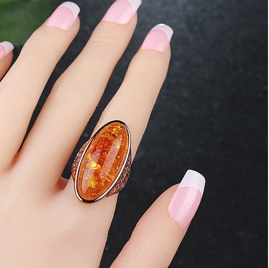 Lava Ring In Fiery Oval Opal Vista Shops