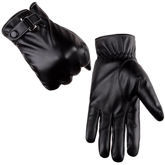 Autumn Warmth Stylish Vegan Leather Touch Smart Gloves Vista Shops