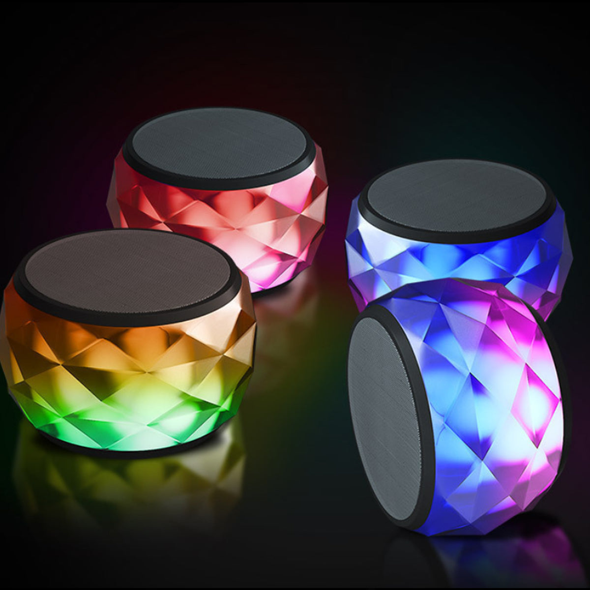 Candylight LED Stereo Bluetooth Mini Speaker And MP4 Player Vista Shops