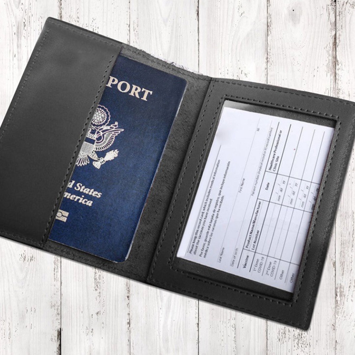 VIP 3 In 1 Card Holder For Vaccination Card, ID And Passport Vista Shops