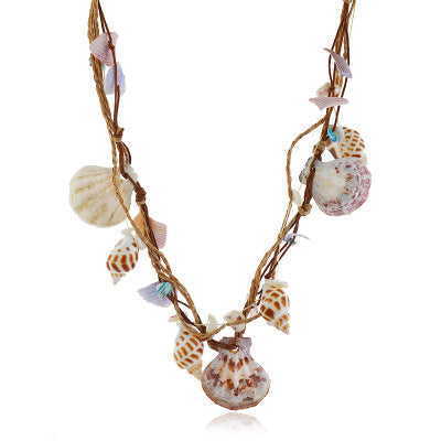 Beachcomber's Dream Seashell Anklet Natural and Handmade Vista Shops