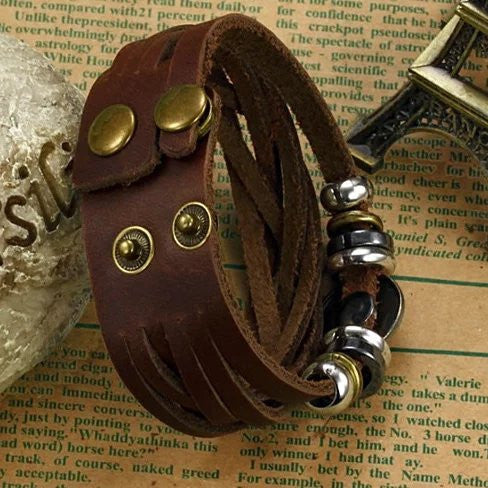 Bingo Bracelet In Genuine Leather Vista Shops