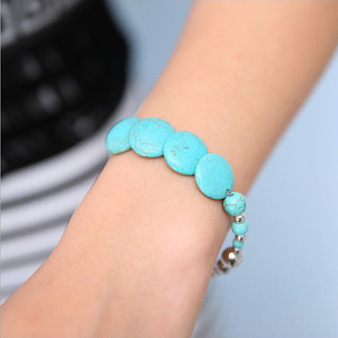 DEJAVU Sweetly Speckled Turquoise Bracelet Vista Shops