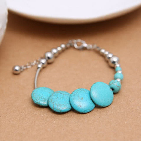 DEJAVU Sweetly Speckled Turquoise Bracelet Vista Shops