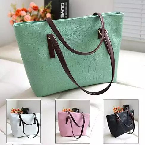 Folklore Tote With Embossed Art Vista Shops
