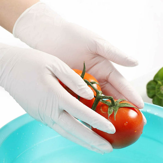 General Purpose Clear Vinyl Disposable Gloves Medium 50 pairs /100 pcs /Box myofficeinnovations