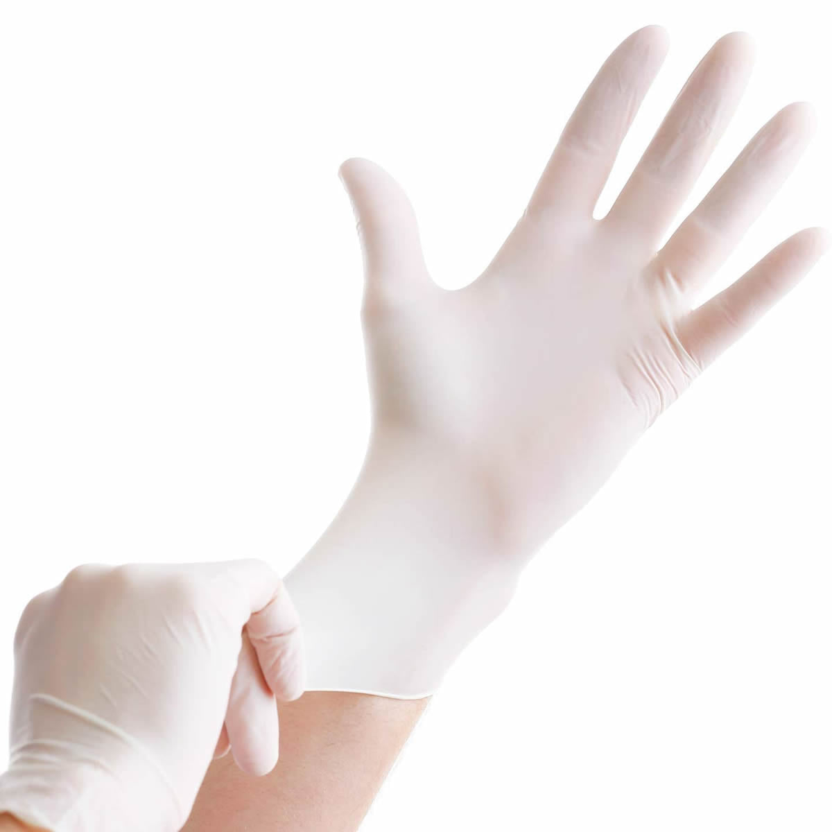 General Purpose Clear Vinyl Disposable Gloves Medium 50 pairs /100 pcs /Box myofficeinnovations