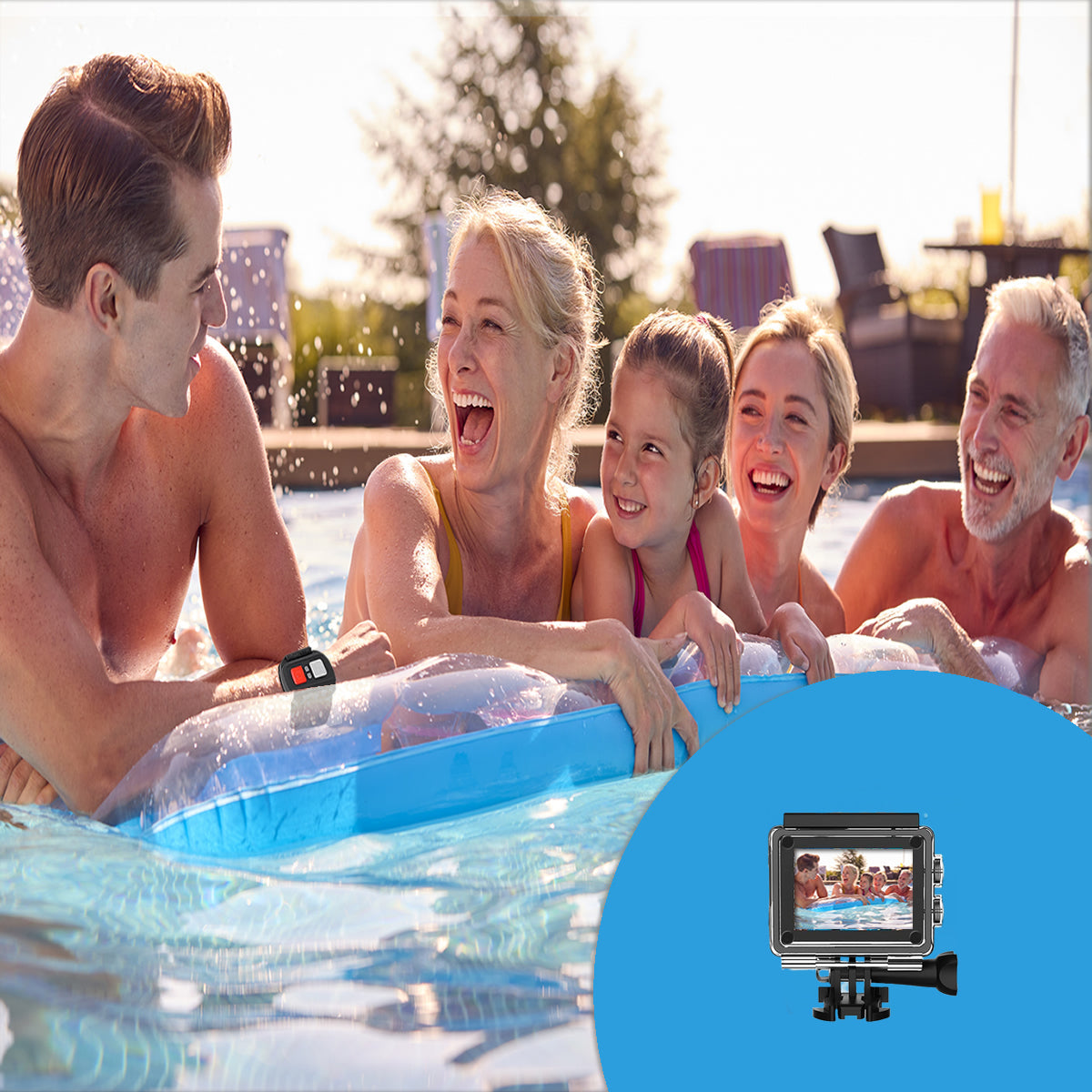 4K  Waterproof All Digital UHD WiFi Camera + RF Remote And Accessories Vista Shops