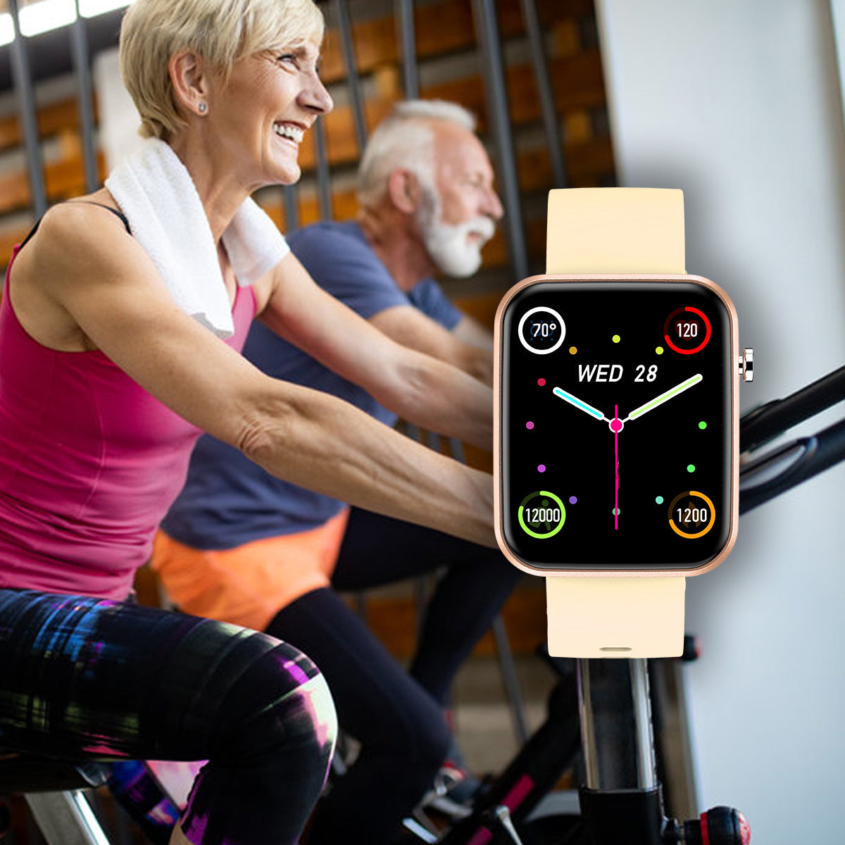 Advanced Smartwatch With Three Bands And Wellness + Activity Tracker Vista Shops