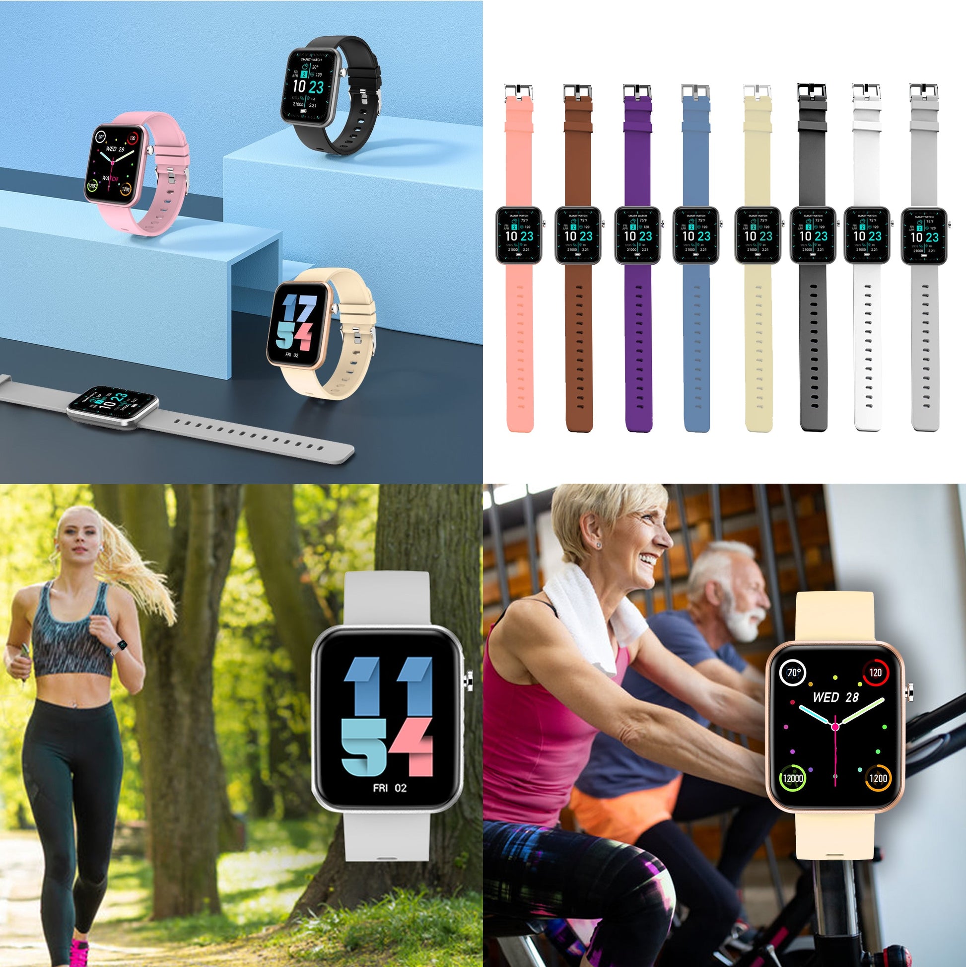 Advanced Smartwatch With Three Bands And Wellness + Activity Tracker Vista Shops