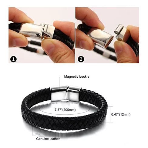 MODERNO Genuine Leather Bracelet Vista Shops