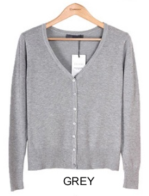 New Year Cardigans Long Sleeves Button Down Style Vista Shops
