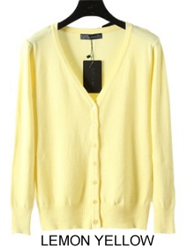 New Year Cardigans Long Sleeves Button Down Style Vista Shops