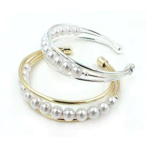 Palace Pearls Cuff Style Pearl Bracelet Vista Shops