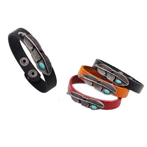 Strength & Beauty Genuine Leather Bracelet Vista Shops