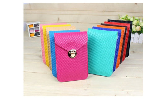 Fashionista Mini Cellphone Crossbody Purses in 11 Colors Vista Shops