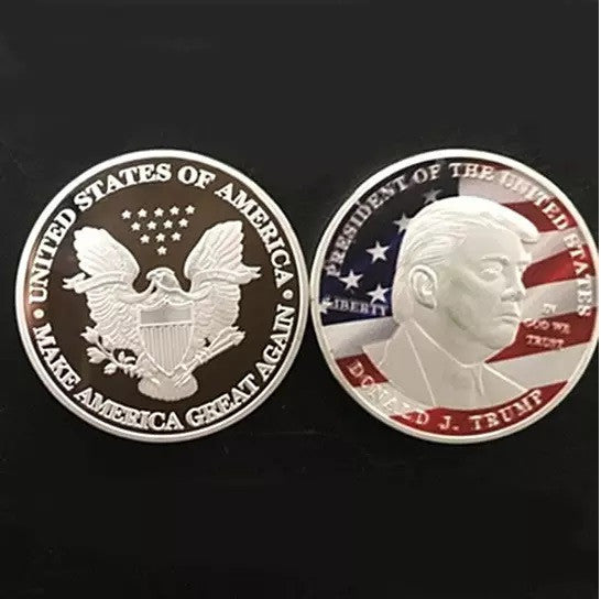 Mr. President Collector's Choice Donald Trump Coin 1 OZ Silver Clad Vista Shops