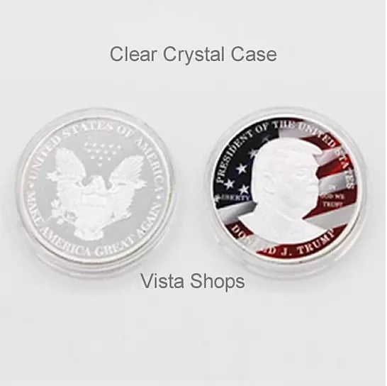 Mr. President Collector's Choice Donald Trump Coin 1 OZ Silver Clad Vista Shops