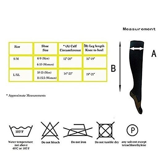 Copper Infused Compression Socks Lightweight Vista Shops
