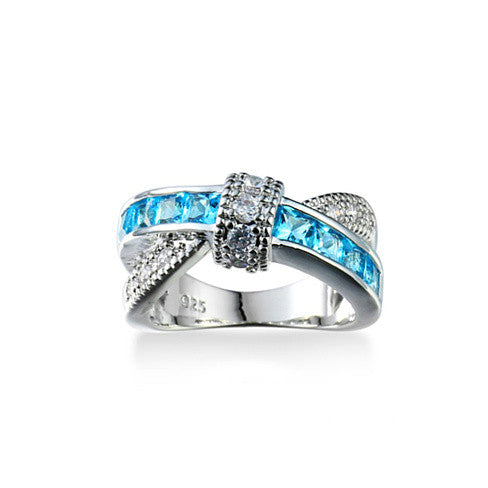 You Cross My Mind Ring Diamond Crystals In 3 Lovely Colors Vista Shops