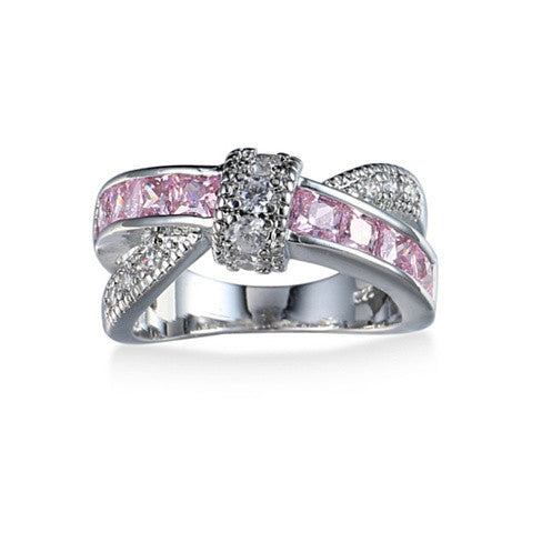 You Cross My Mind Ring Diamond Crystals In 3 Lovely Colors Vista Shops