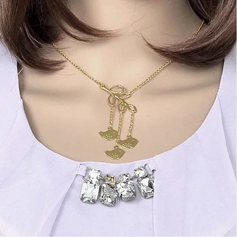 We R Family Necklace Includes 3 Birds Together Vista Shops
