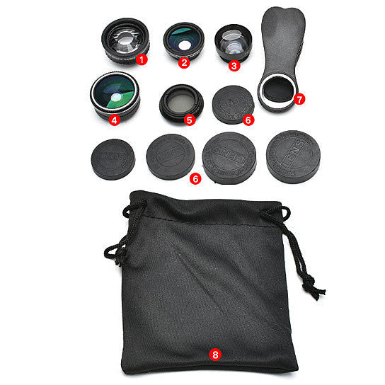Kaleidoscope 5 In 1 Photo Magic Lens Set Vista Shops