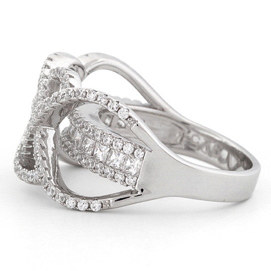 Ring Ceremony Double Infinity 2 In 1 CZ Ring Vista Shops