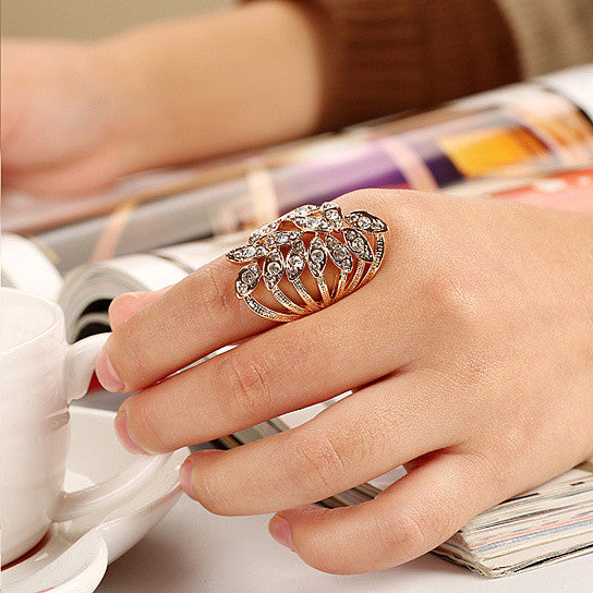 Gilda Ring Embellished Fashion Jewelry Vista Shops