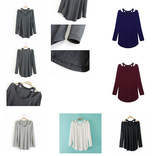 Cut Out To Lounge Top Easy Wear Long Sleeves In 6 Colors Vista Shops