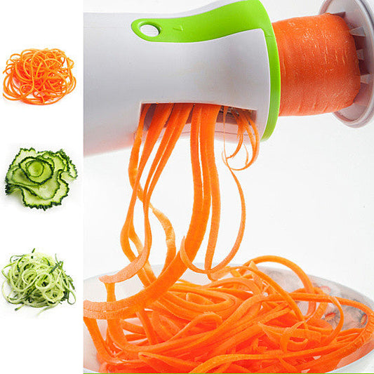 Salad Lover's Spiral Slicer 2 Blades Handheld And Compact Vista Shops