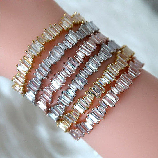 Bonjour Bracelet La French Natural Baguette Setting Vista Shops