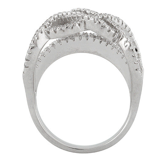 Ring Ceremony Double Infinity 2 In 1 CZ Ring Vista Shops