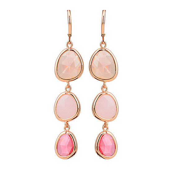 Serena Ombre Style Gem Drop Earrings Vista Shops